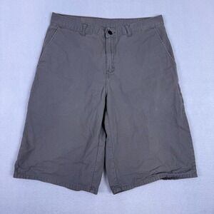 Genuine Dickies Mens Utility Shorts 32 Ripstop Cargo Workwear Gray W214EJF